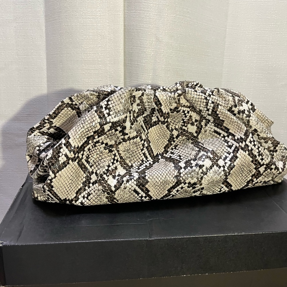 Snakeskin pouch bag dupe